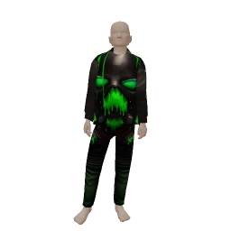 Cosmos Green Goo Alien Monster Outfit