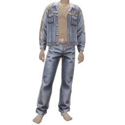 USAesthetics Denim And Diamonds Cowboy Outfit