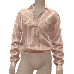 USAesthetics Silver Shimmer Rodeo Shirt
