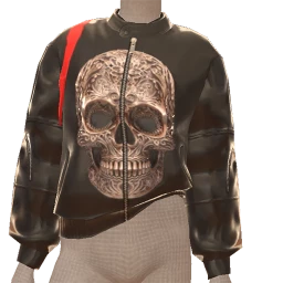 Delirious Black Skull Hoodie 