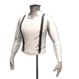 Gruesome Wedding Guest's Shirt and Suspenders