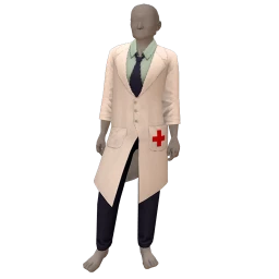 Yume Bad News Doctor's Lab Coat