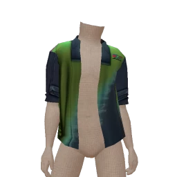 Delirious Neon Graphic Denim Shirt