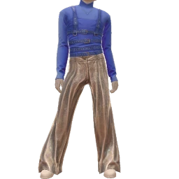 Yume Sleek Harness Top And Galactic Shimmer Trousers Outfit