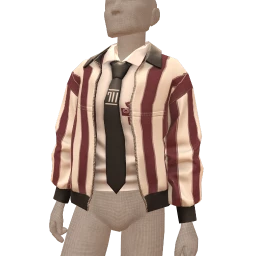 Yume Rhythm Stripes Bomber Jacket