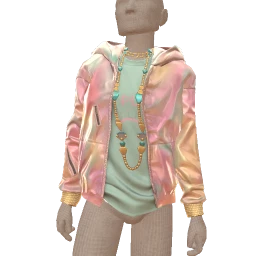 Yume Metallic Bunny Hoodie