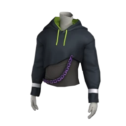 Yume Chained Together Crop Hoodie