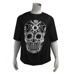 Cosmos Floral Skull T-Shirt