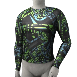 Yume Y2K Swirl Sports Top