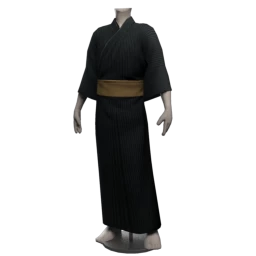 Yume Yukata - Pinstriped