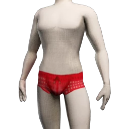 Andre Red Mesh Swimming Shorts