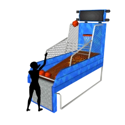SLAM II Basketball Arcade Machine - Interactive