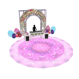 Cosmos Spring Flare DJ Booth - Interactive