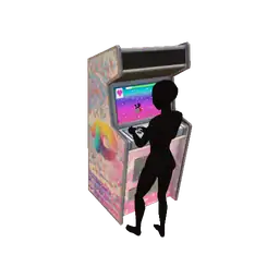 Cosmos Birthday Party Arcade Machine - Interactive