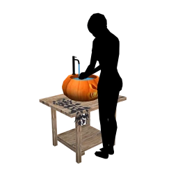 Cosmos Spooky Pumpkin Sink