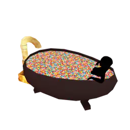 Cosmos Spring Garden Rainbow Bath