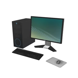 Modern Office Sleek Computer