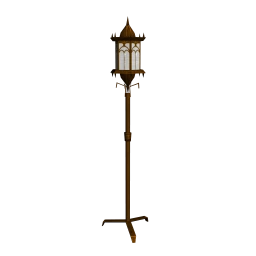 Victoriana Gothic Standing Lamp