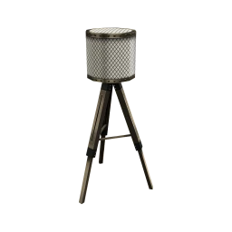 Fortune Floor Lamp in Antique Silver