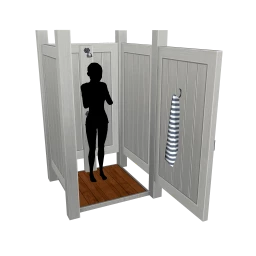 Loft Beach Hut Shower