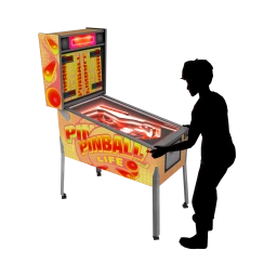 LOFT Pinball Life Machine (Yellow) - Interactive