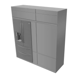 Cirrus Gloss Kitchen Fridge