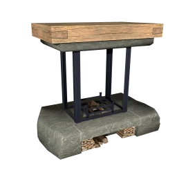 Luxe Dusted Slopes Fireplace