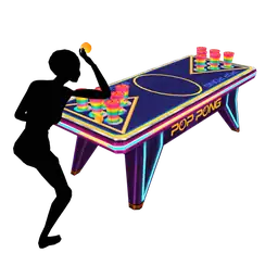 Luxe Y2K Pop Pong - Interactive