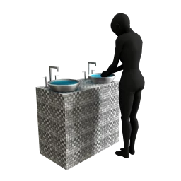 Baller Silver Olympian Sink Unit - Interactive