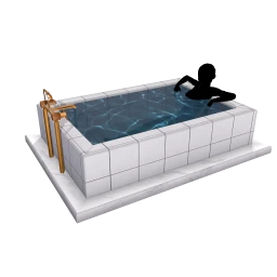 Luxe Pure Tiled Bath