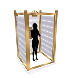 Luxe Roman Blind Shower