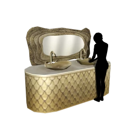 Luster Aston Sink Unit - Interactive