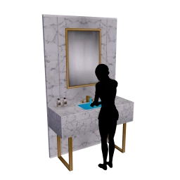 Luxe Marble Façade Sink