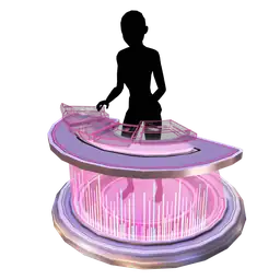 Luxe Galactic Glimmer DJ Deck - Interactive