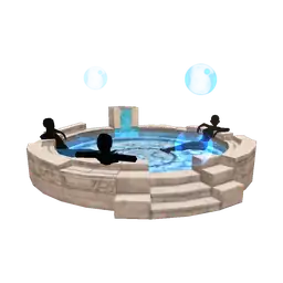 Luxe Princess Core Stone Bath