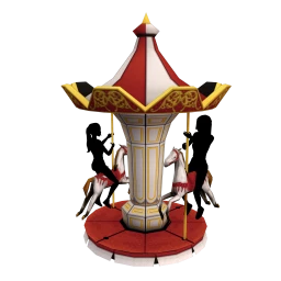 Luxe Chasing Laughter Carousel - Interactive