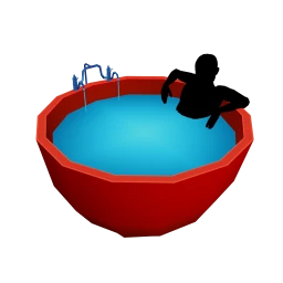 Mod Contemporary Round Bath