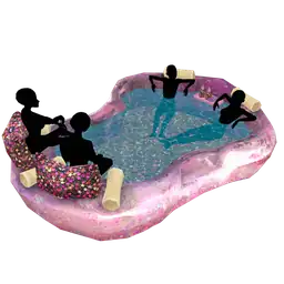 Mod Love Bubble Bliss Hot Tub - Interactive