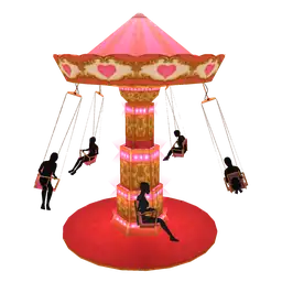 Mod Love Whirl Swing Ride - Interactive