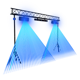 MOD Synthwave Laser Stage (Blue)