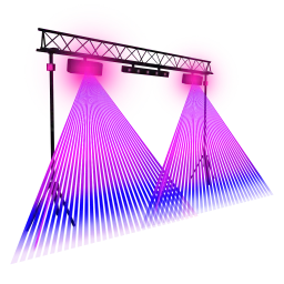 MOD Synthwave Laser Stage (Purple)