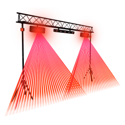 MOD Synthwave Laser Stage (Red)