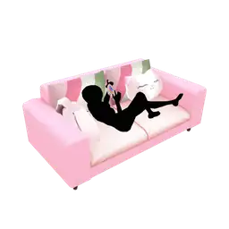 Mod Cotton Candy Sofa With Handheld Gaming Console - Interactive