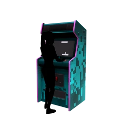 Decor Pixel Blast Arcade Machine - Interactive