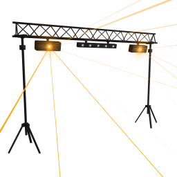 Party Laser Stage Lighting - Vivid Orange