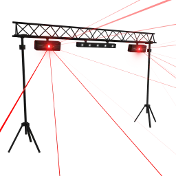 Party Laser Stage Lighting - Intense Red