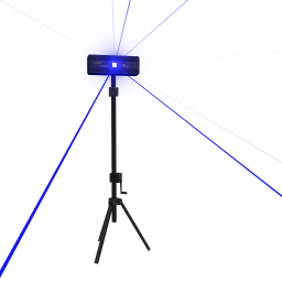 Party Laser Standing Light - Electric Blue