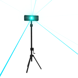 Party Laser Standing Light - Sky Blue