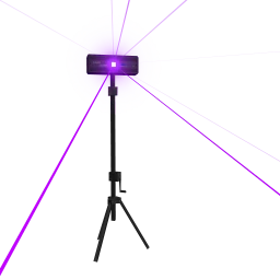 Party Laser Standing Light - Exotic Purple