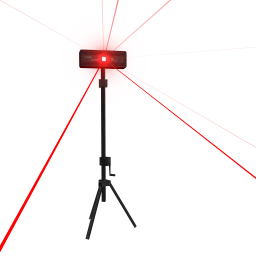 Party Laser Standing Light - Intense Red